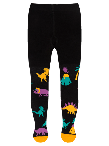 Kids' Tights Dinos & Volcanos