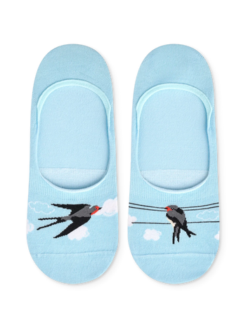 No Show Socks Swallow Birds