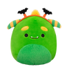 Squishmallows Callum the Green Monster with Bat Headband, 20 cm