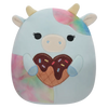 Squishmallows Caedia the Blue Spotted Cow, 20 cm