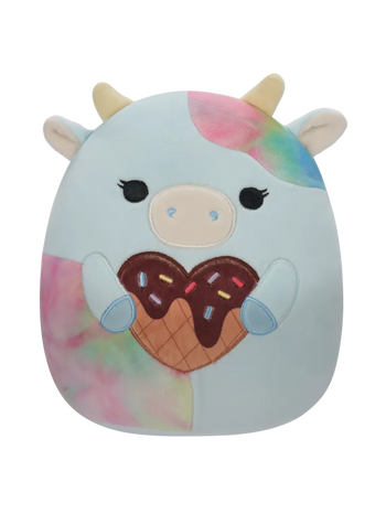 Squishmallows Caedia the Blue Spotted Cow, 20 cm