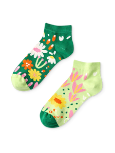 Ankle Socks Flower Garden