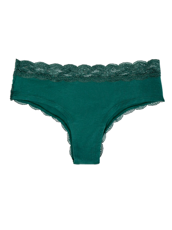 Dark Emerald Women´s Lace Briefs
