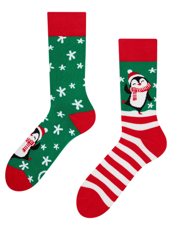 Warm Socks Hello Penguin
