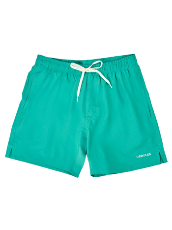 Green Turquoise Men's Swim Shorts