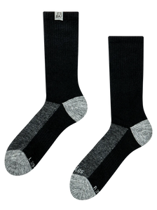 Black & Grey Alpaca Socks