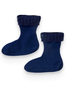 Insulated Boot Socks for Rain Boots Deep Blue