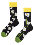 Regular Socks Daisies at Night