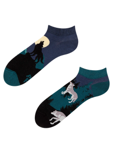 Ankle Socks Moon Wolf