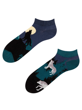 Ankle Socks Moon Wolf