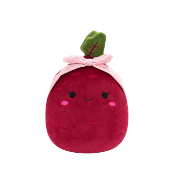 Squishmallows Claudia the Purple Beet with Pink Headband, 20 cm