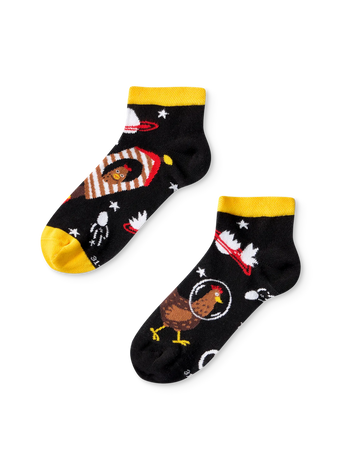 Kids' Ankle Socks Hen Astronaut