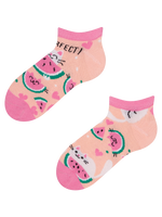 Kids' Ankle Socks Watermelon Cat