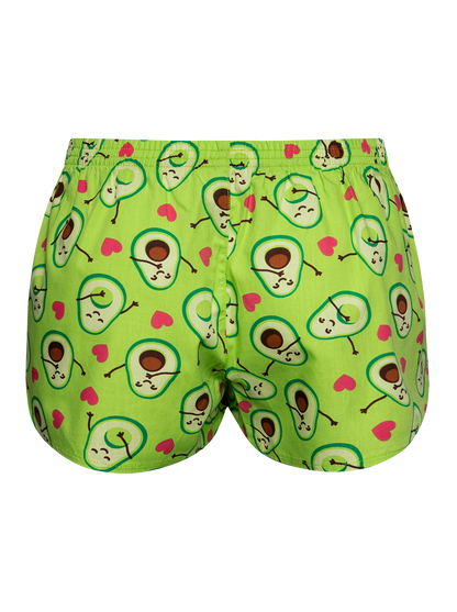 Women's Boxer Shorts Avocado Love