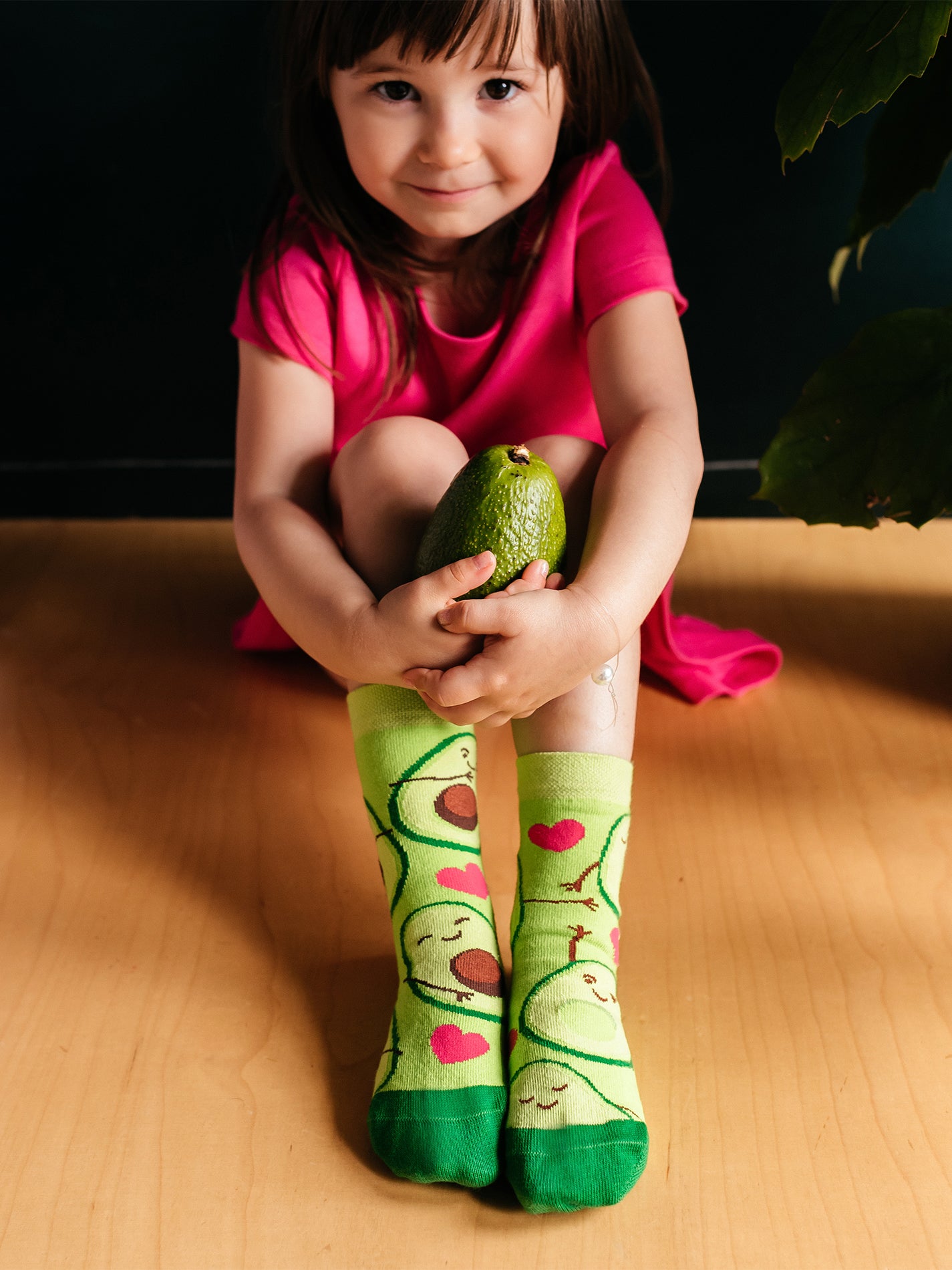 Kids' Socks Avocado Love