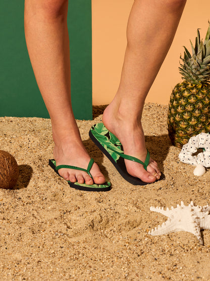 Flip Flops Banana Leaves