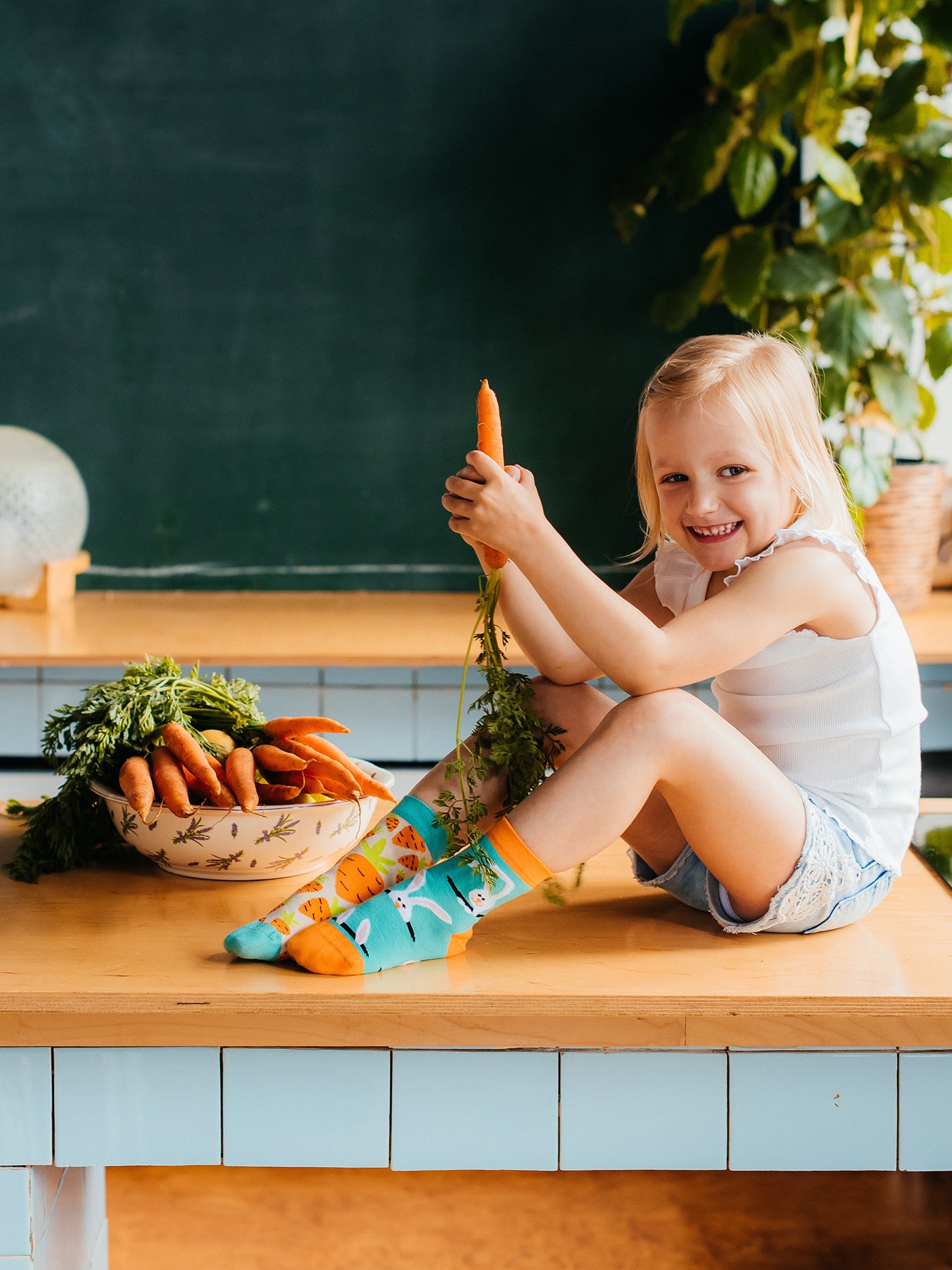 Kids' Socks Carrot Rabbit