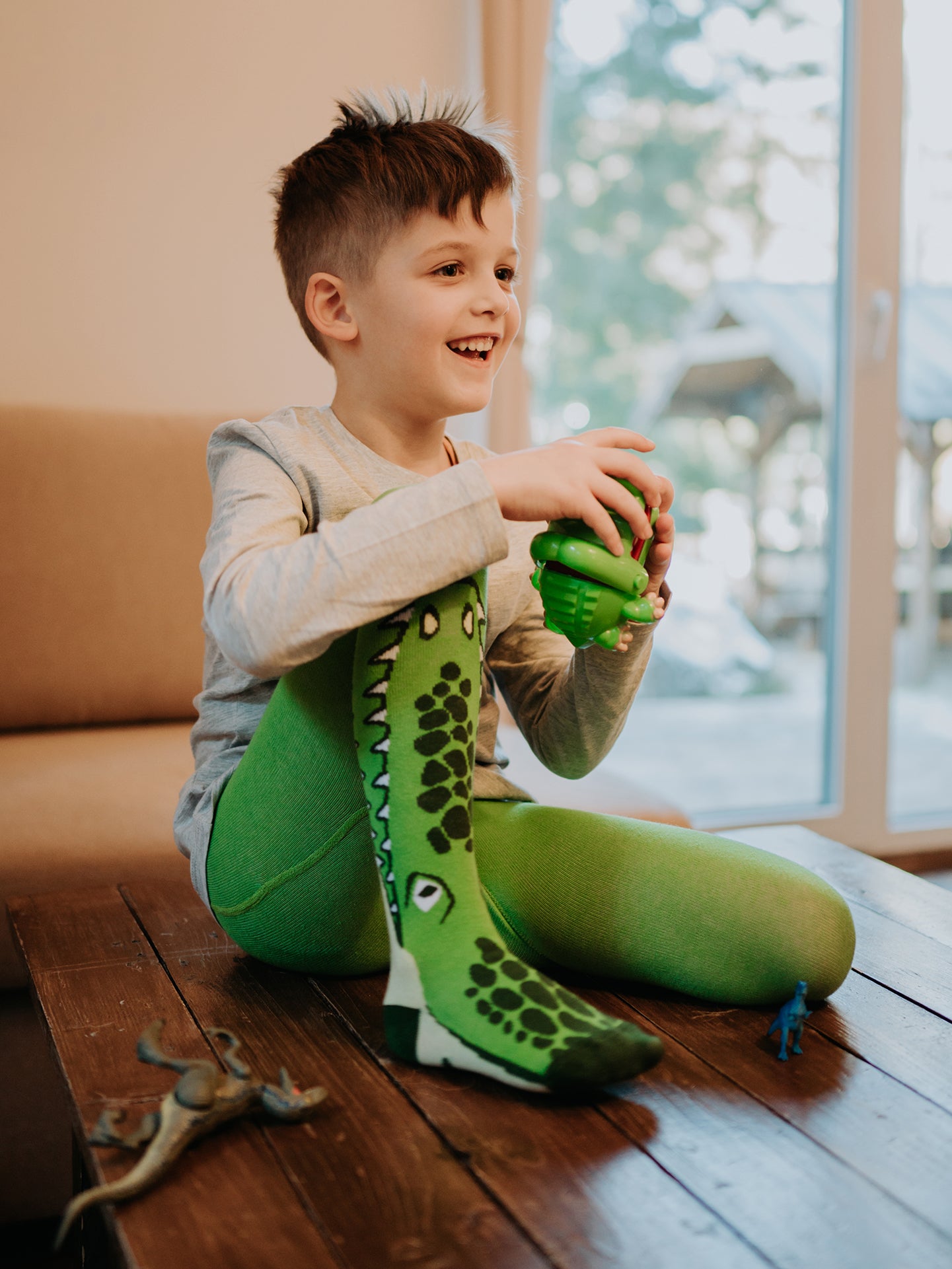 Kids' Tights Crocodile