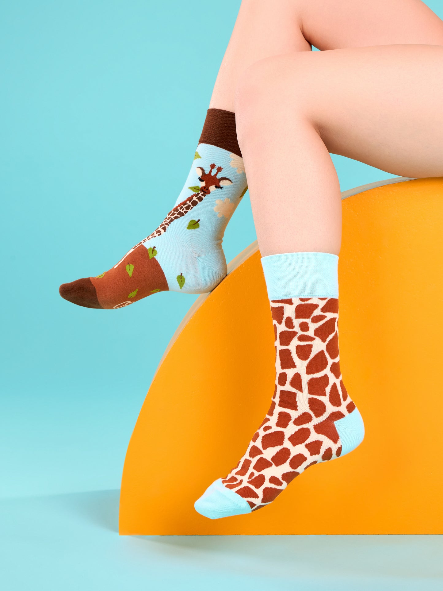 Regular Socks Cute Giraffe