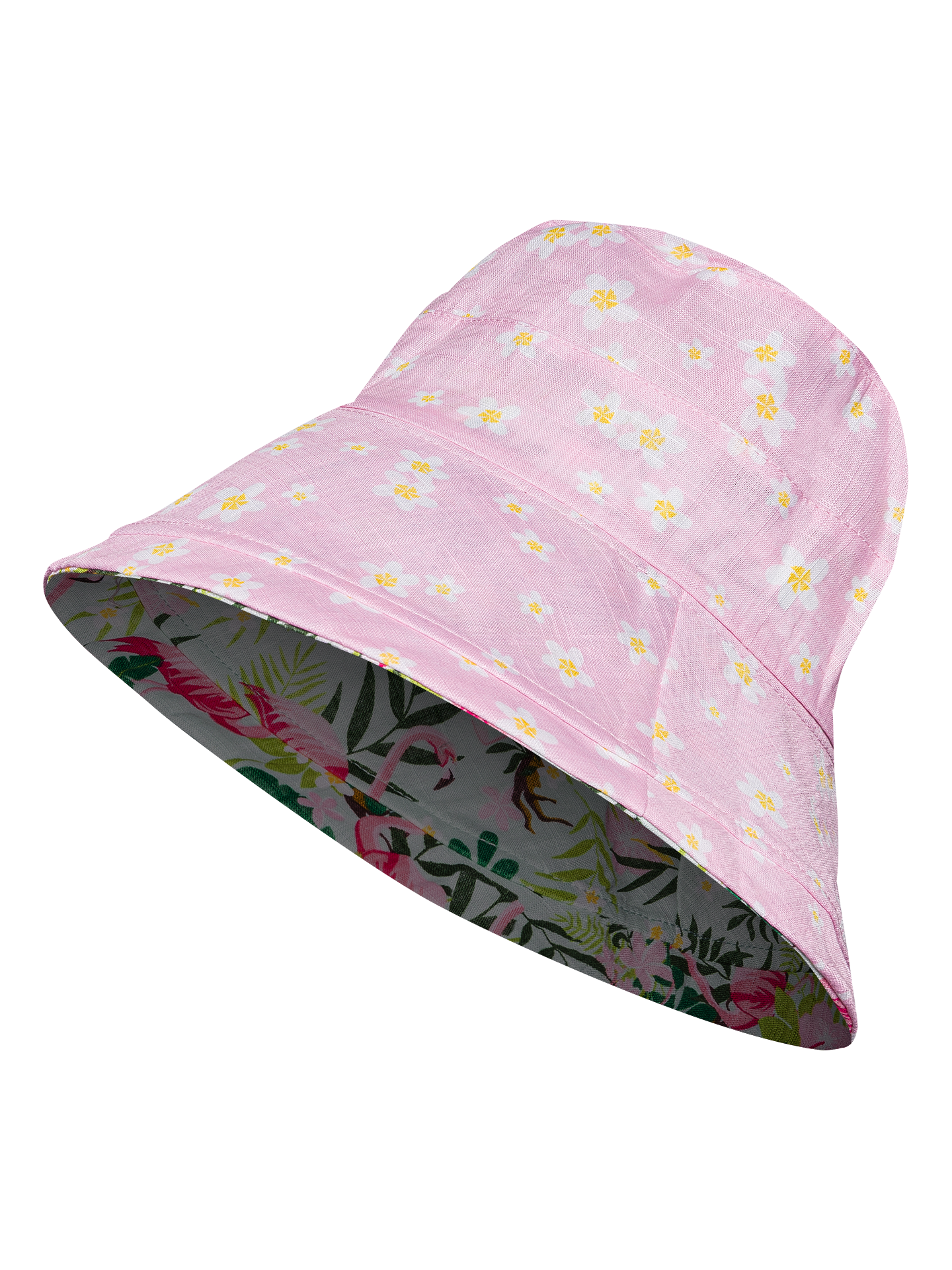 Women's Bucket Hat Tropical Flamingo