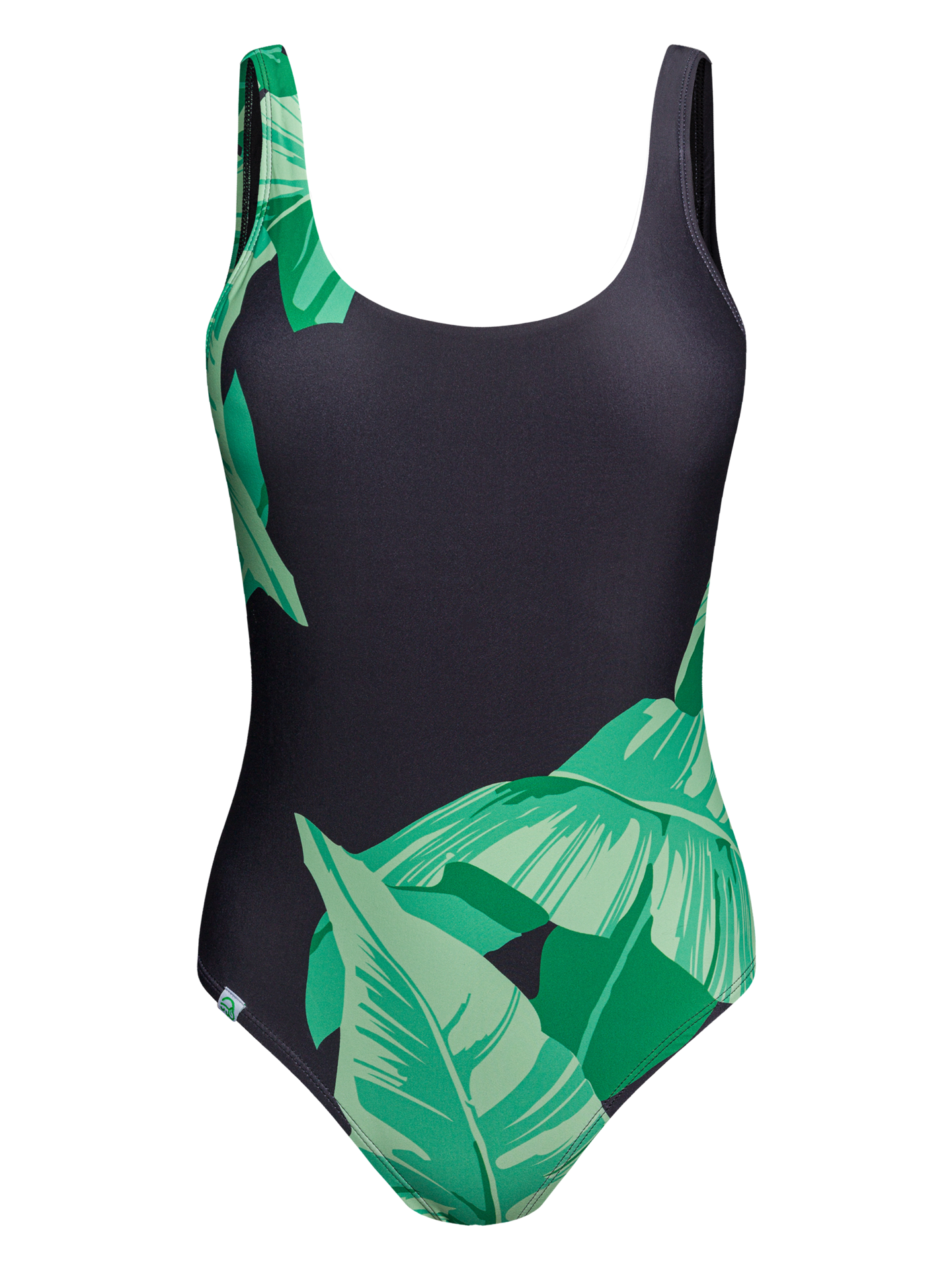 One-piece Swimsuit Banana Leaves