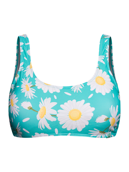 Sporty Bikini Top Summer Daisy