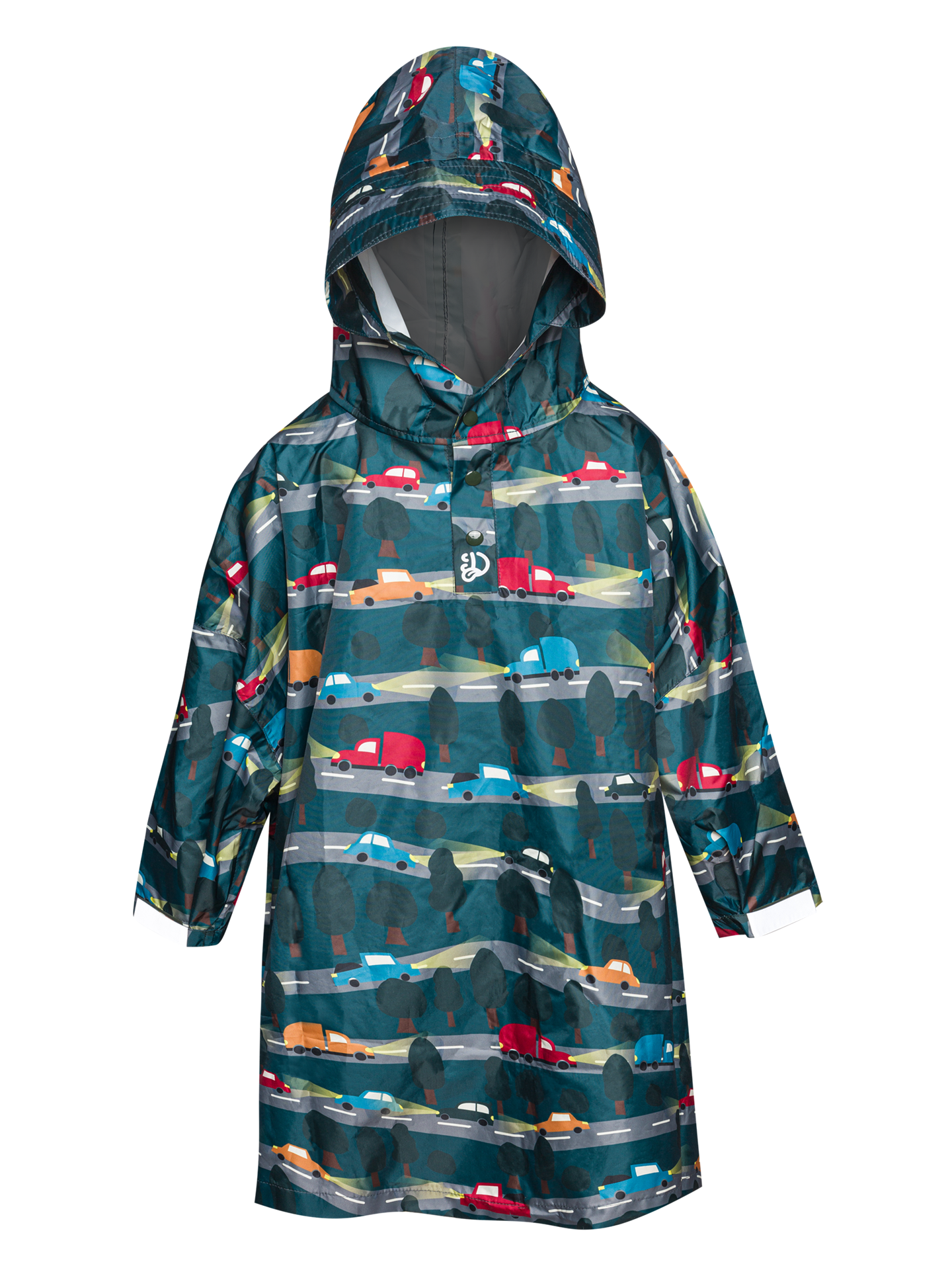 Kids' Raincoat Night Cars