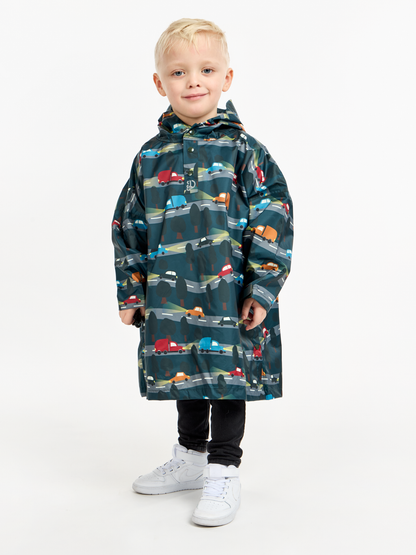 Kids' Raincoat Night Cars