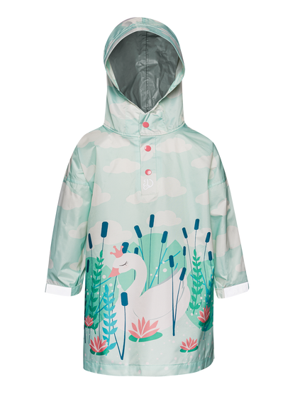 Kids' Raincoat Floating Swan