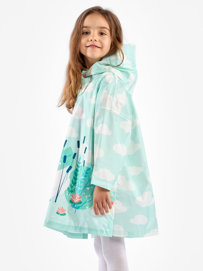 Kids' Raincoat Floating Swan