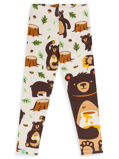 Kids' Cotton Leggings Hungry Bear