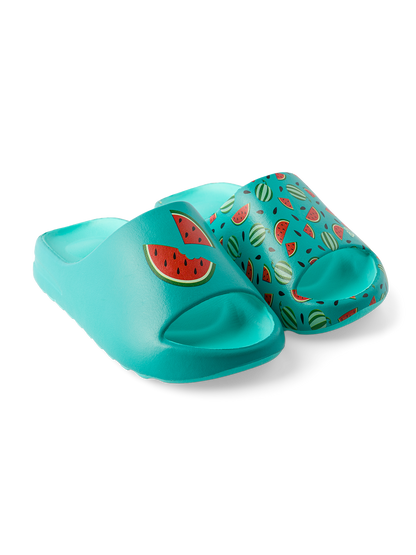 Kids' Chunky Slides Watermelon Season