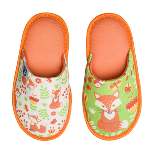 Kids' Slippers Fox & Butterflies