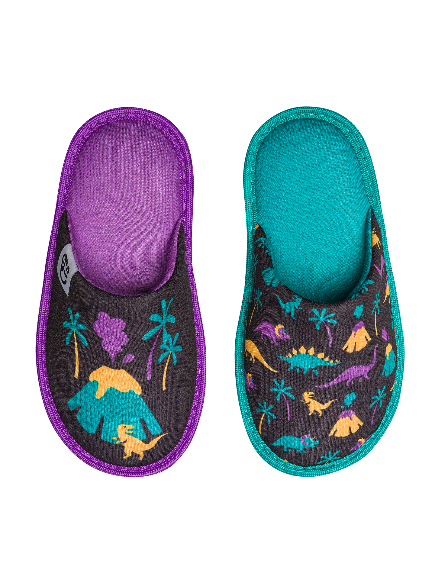 Kids' Slippers Dinos & Volcanos