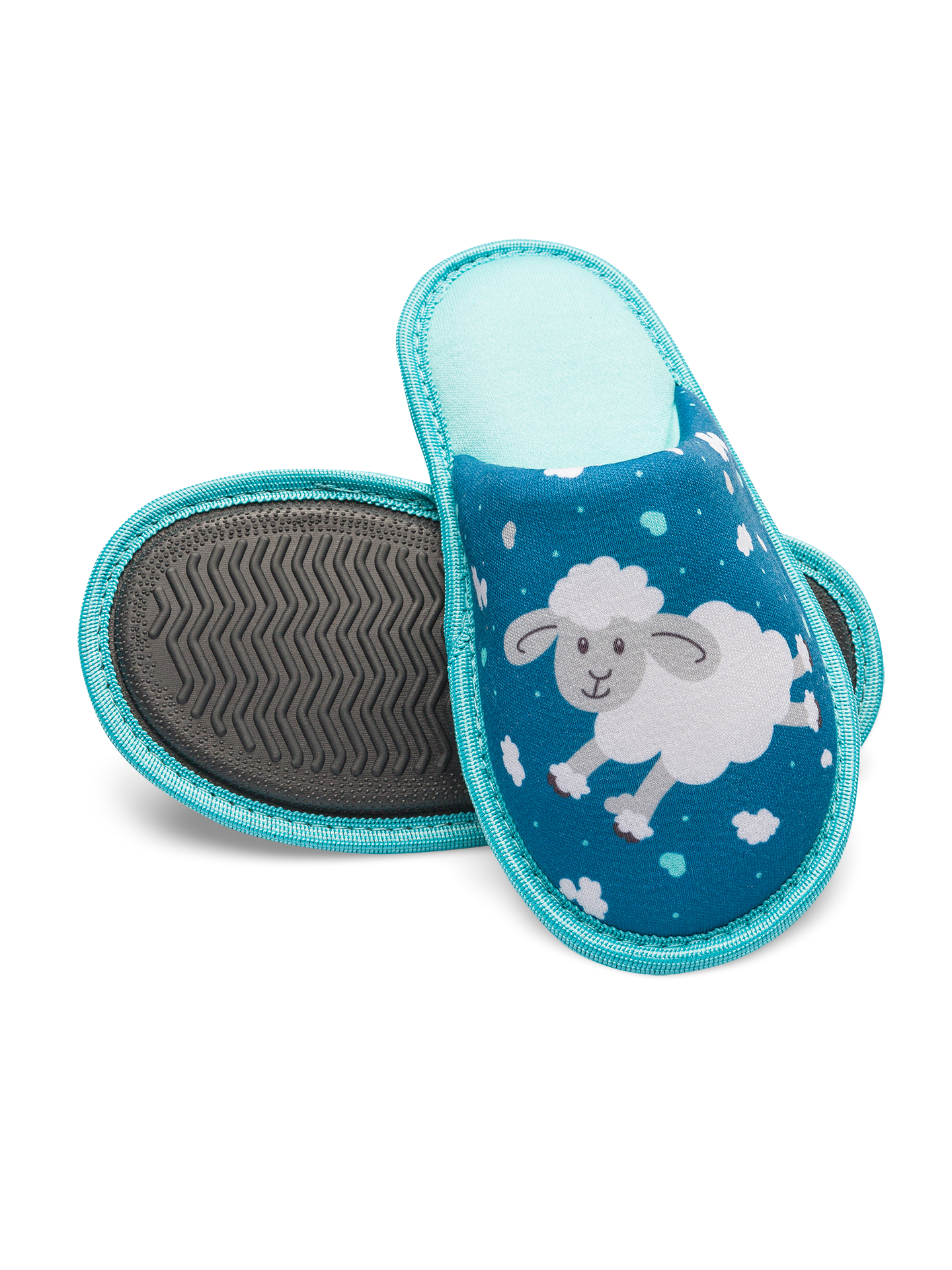 Kids' Slippers Sheep & Clouds