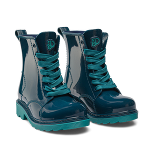 Emerald Blue Kids' Rain Boots