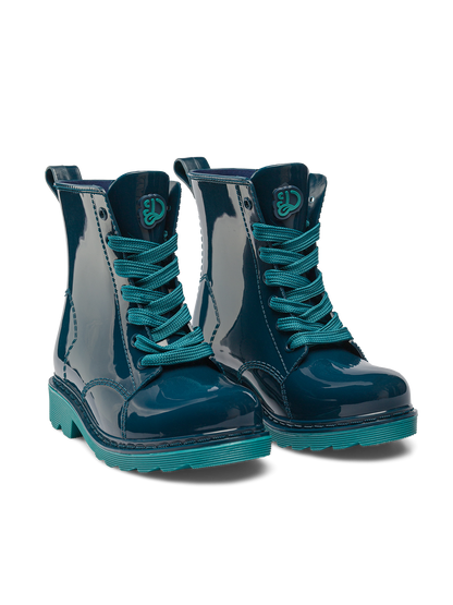 Emerald Blue Kids' Rain Boots