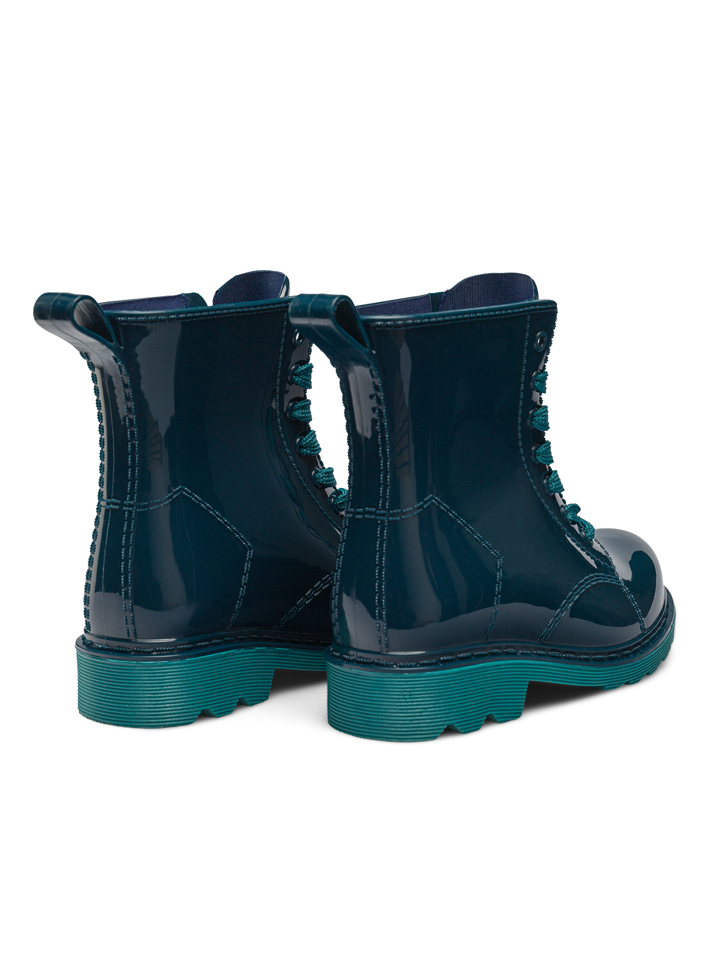 Emerald Blue Kids' Rain Boots