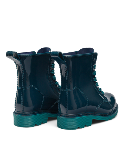 Emerald Blue Kids' Rain Boots