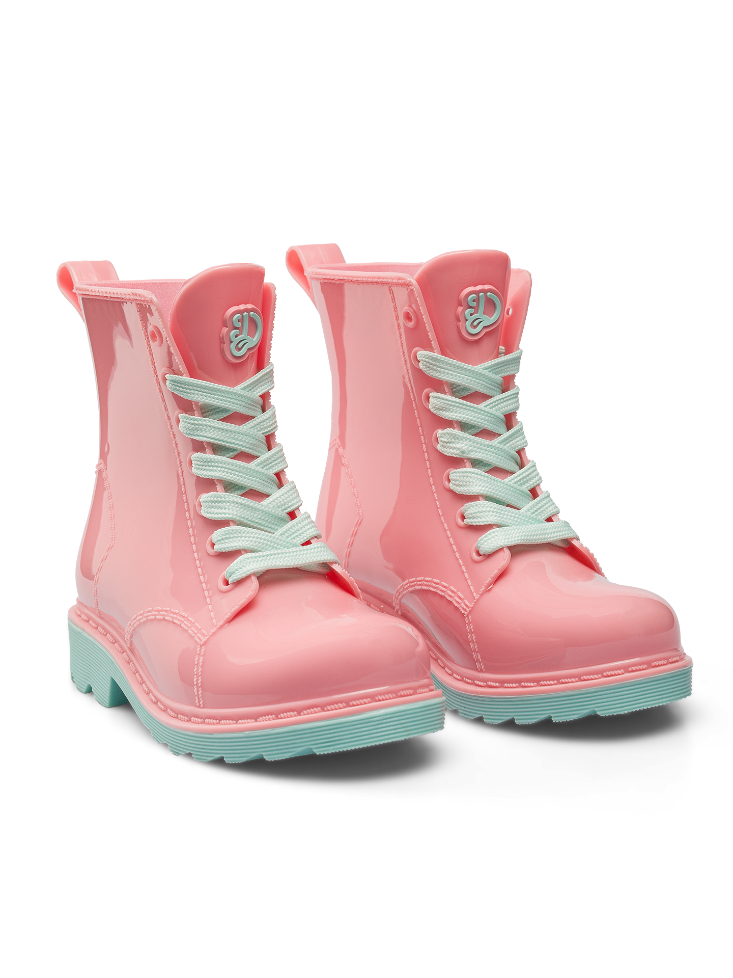 Flamingo Pink Kids' Rain Boots