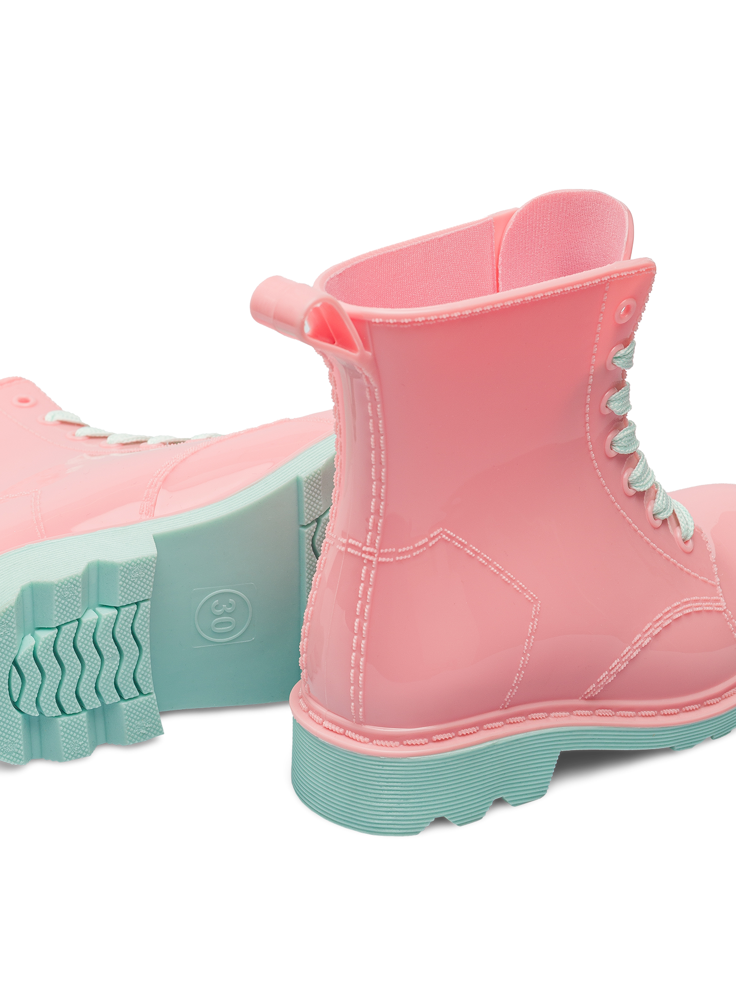 Flamingo Pink Kids' Rain Boots