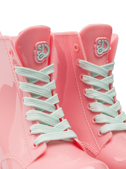 Flamingo Pink Kids' Rain Boots