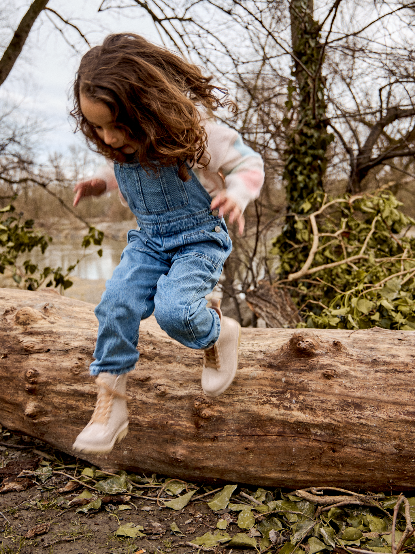 Almond Kids' Rain Boots