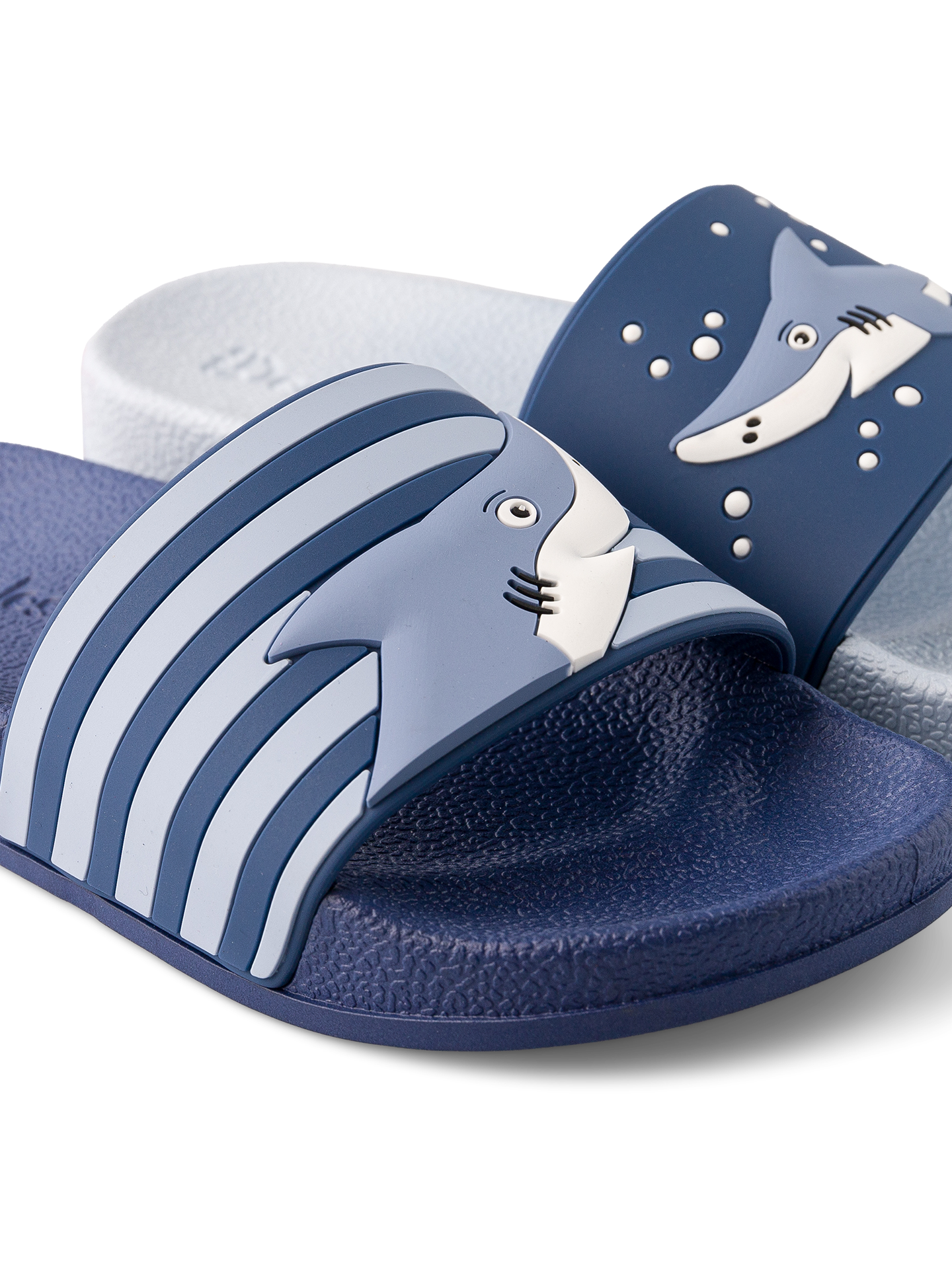 Kids' Slides Grey Shark