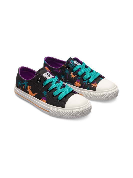 Kids' Canvas Shoes Dinos & Volcanos