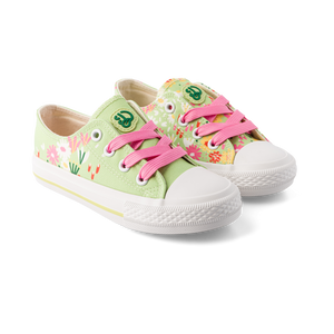 Kids' Canvas Shoes Flower Garden