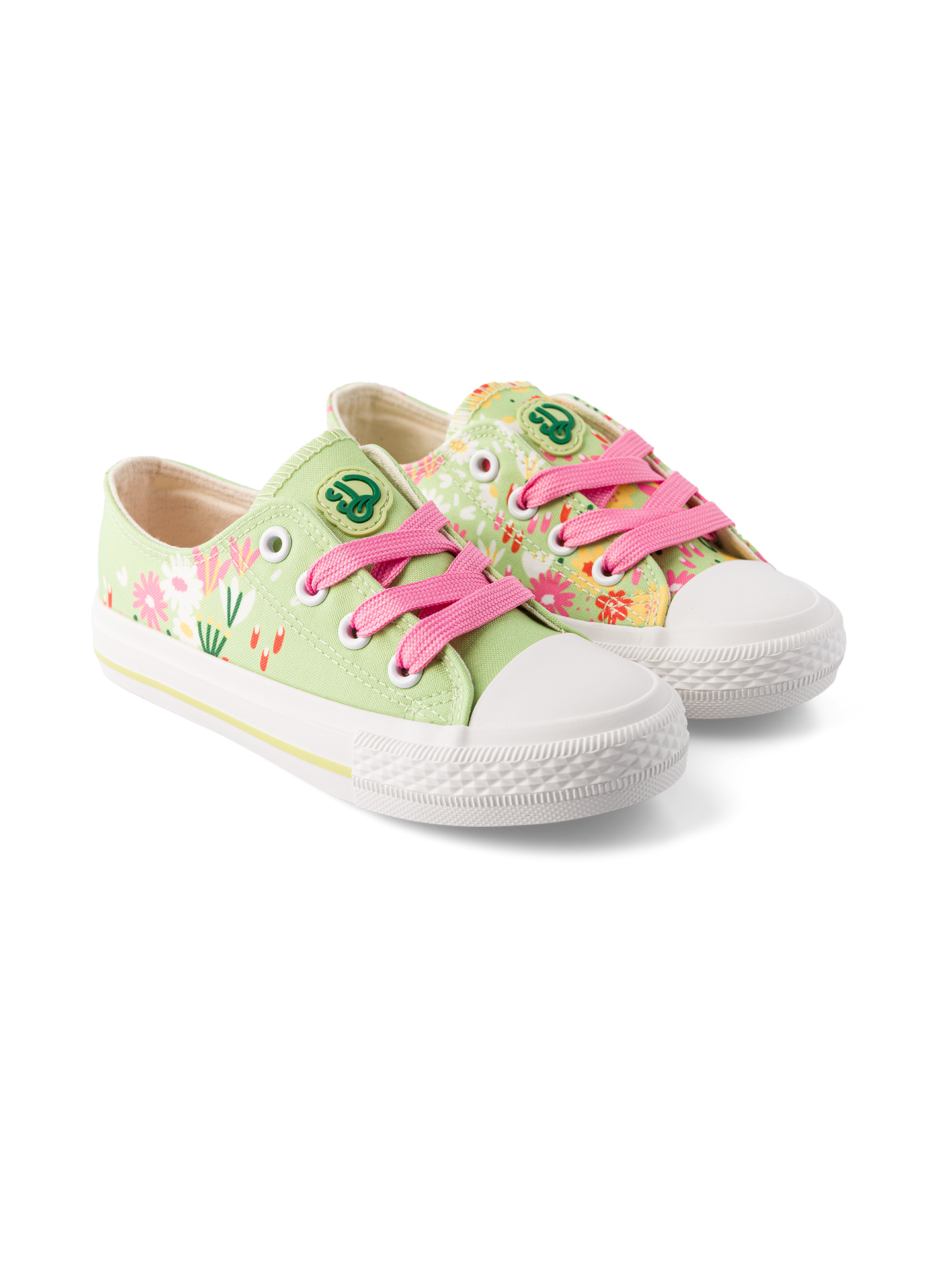 Kids' Canvas Shoes Flower Garden