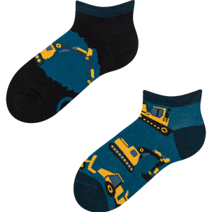 Kids' Ankle Socks Excavator