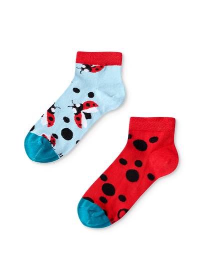 Kids' Ankle Socks Ladybugs & Dots