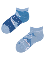 Kids' Ankle Socks Grey Shark